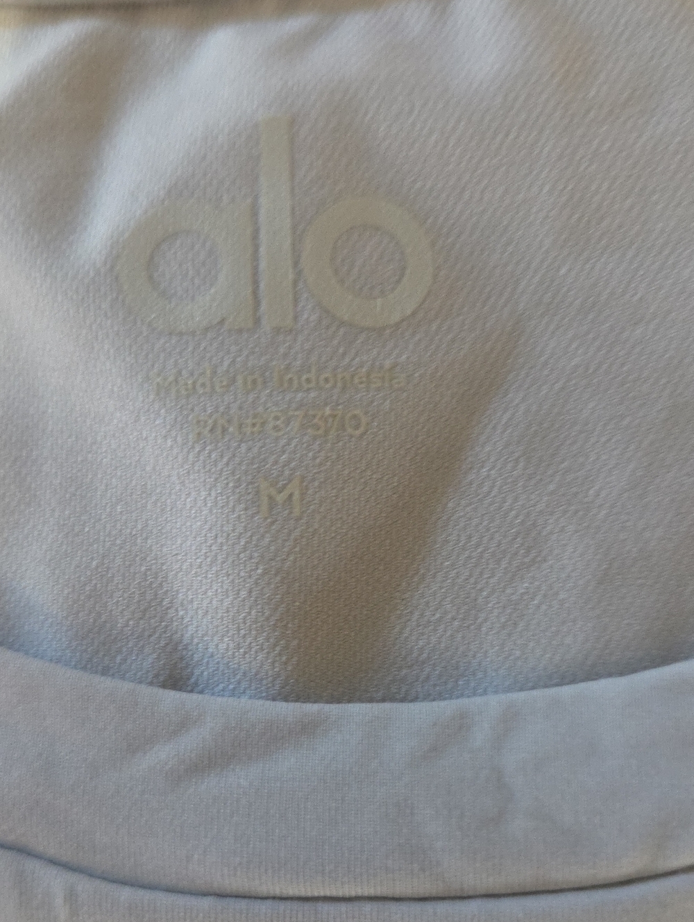 ALO Yoga Light Blue Mens Tank Top Size M